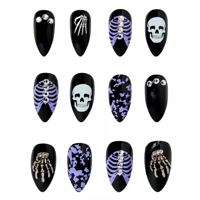 Kids Skeleton Nails