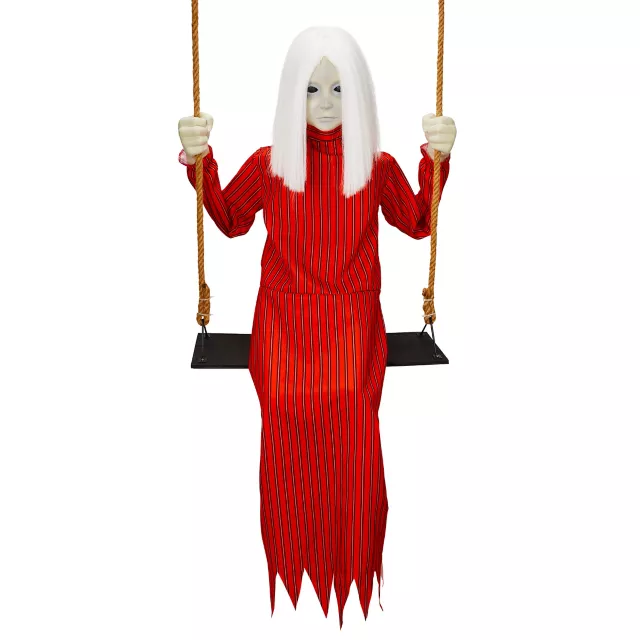 Ghostly Swing Girl Static Prop