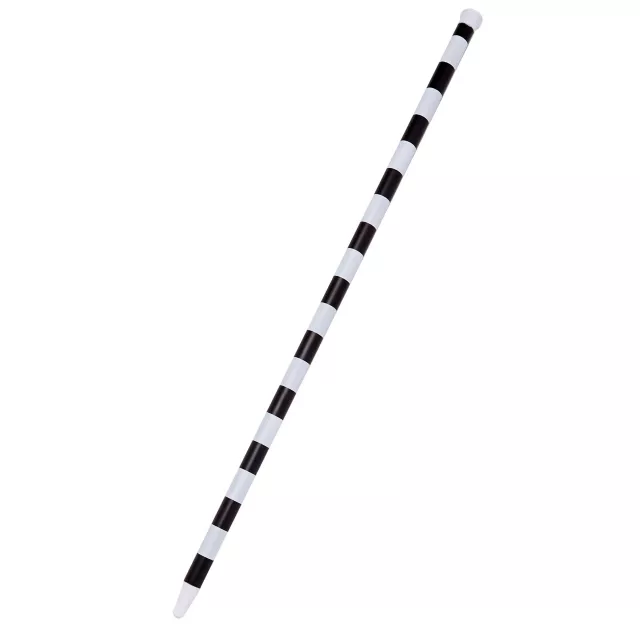 36 Inch Striped Black and White Cane