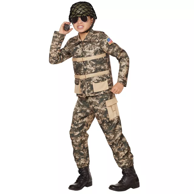 Kids Military Soldier Costume