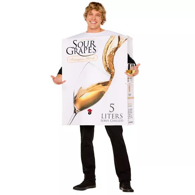 Adult Wine Box 3D Costume