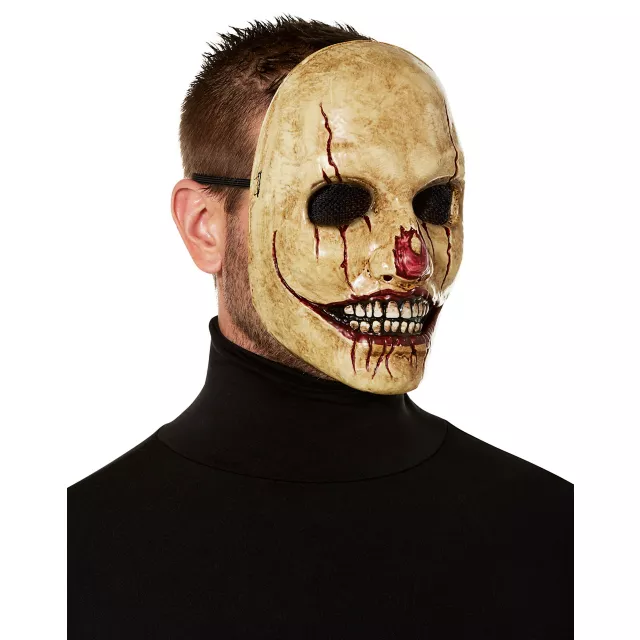 Broken Clown Half Mask