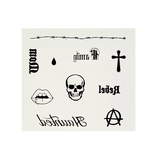 Faith Temporary Face Tattoos