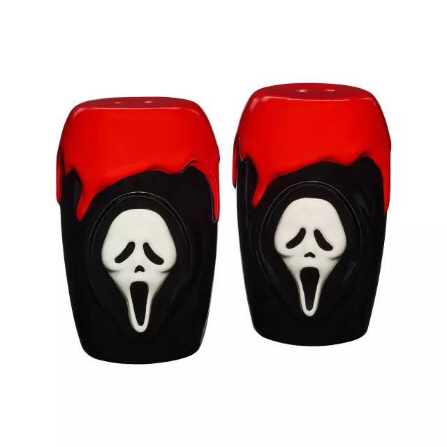 Ghost Face Salt and Pepper Shaker Set