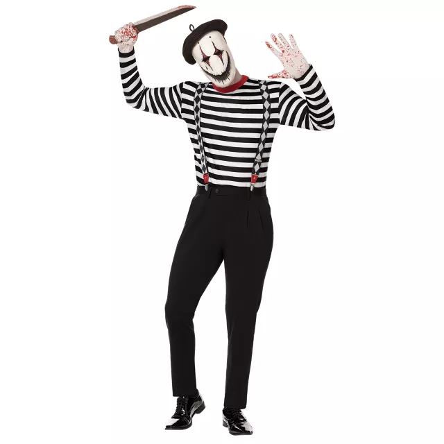 Adult Creepy Mime Costume