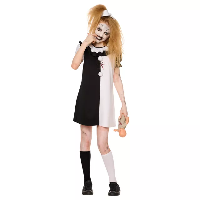 Kids Little Pale Girl Costume - Terrifier
