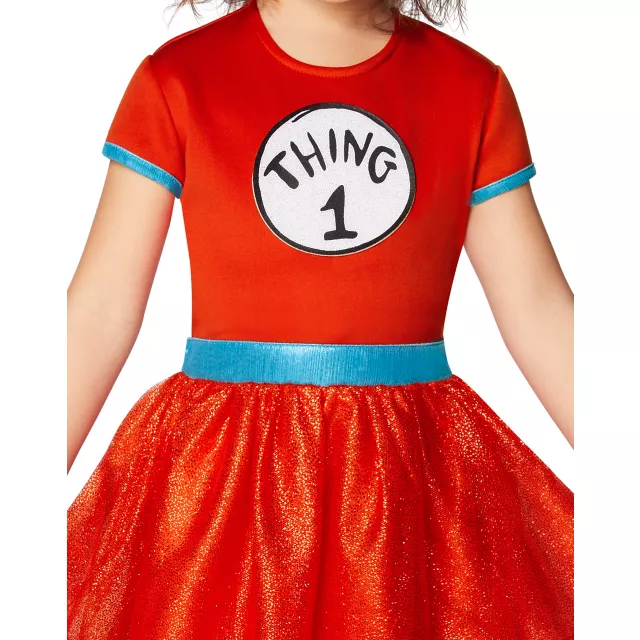 Toddler Thing 1 and Thing 2 Dress Costume - C Dr. Seuss