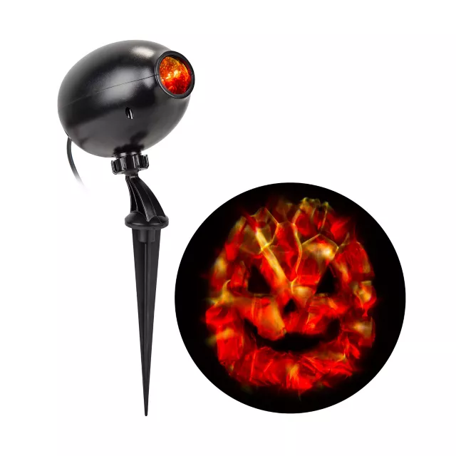 Pumpkin Fire and Ice Light Projector