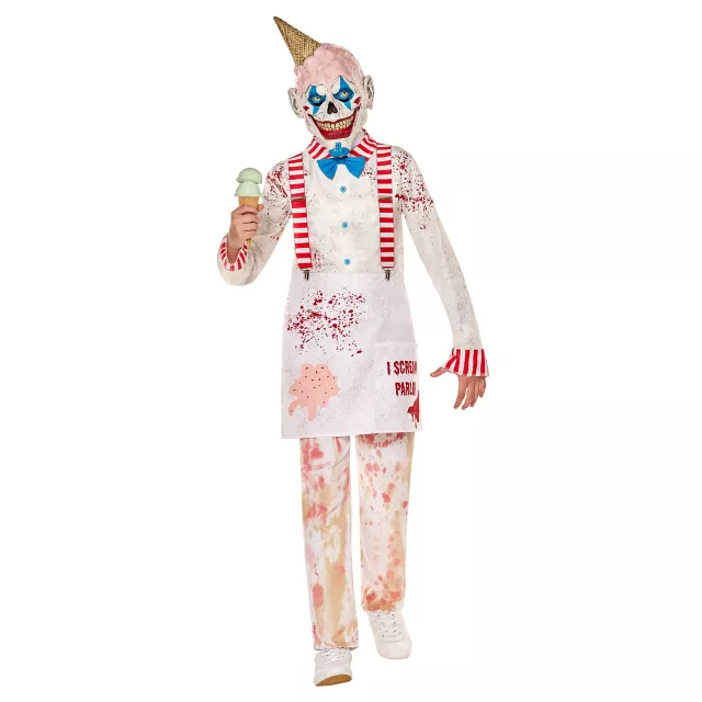 Kids I-Scream Man Clown Costume