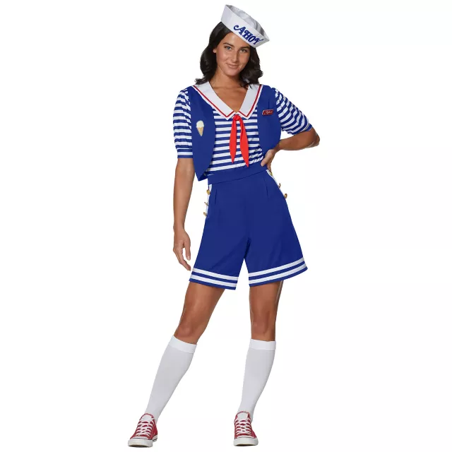 Adult Robin Scoops Ahoy Costume - Stranger Things