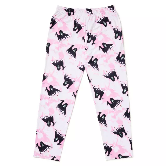 Ghost Face Pink Tie-Dye Lounge Pants