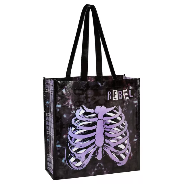 Tie Dye Skeleton Tote Bag