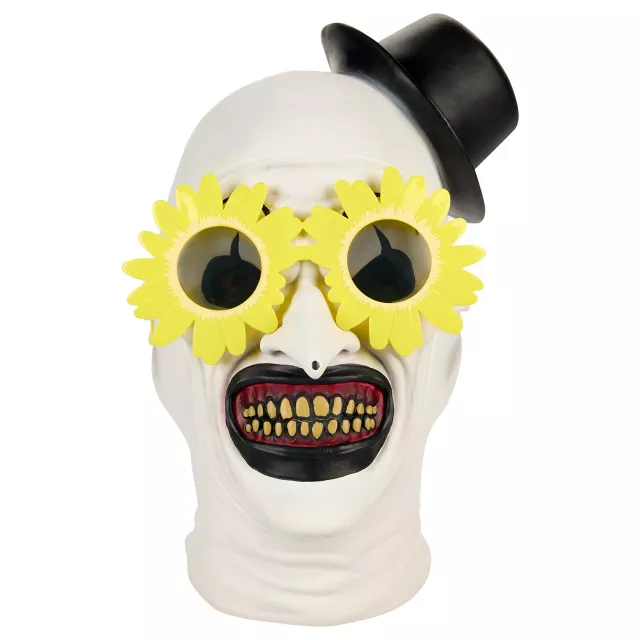 Art the Clown Full Mask with Sunflower Sunglasses - Terrifier