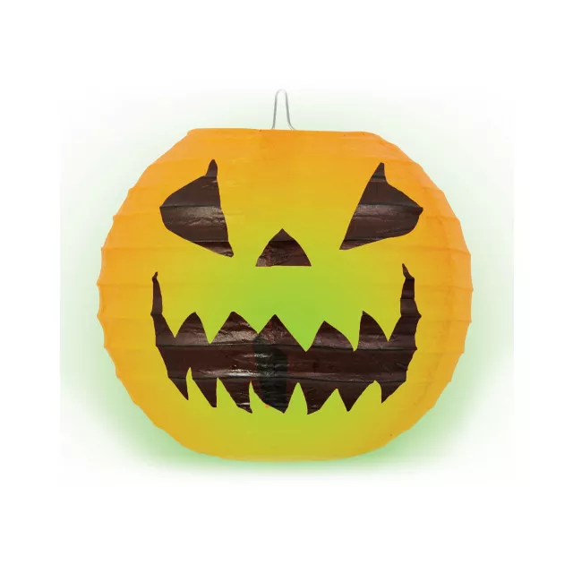Hanging Terrifying Light-Up Jack-O-Lantern