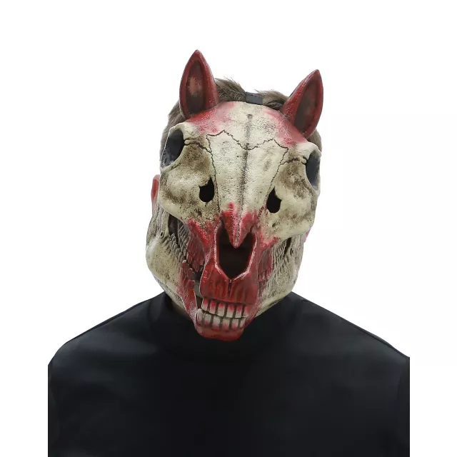 Bloody Skeletal Horse Half Mask