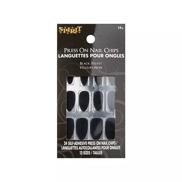 Black Velvet Press On Nails