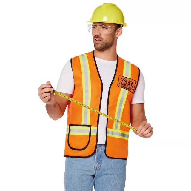 Funny Construction Worker Costume Kit