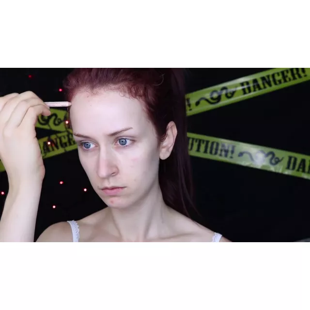 Glow in the Dark Cream Makeup