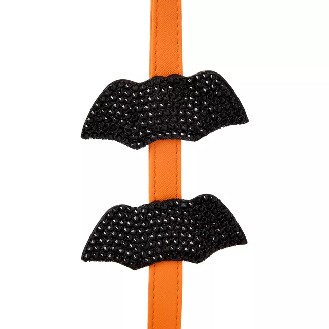 Rhinestone Jack-O'-Lantern Crossbody Bag