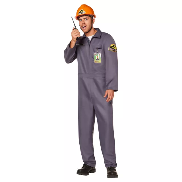 Adult Jurassic Park Crew Jumpsuit Costume