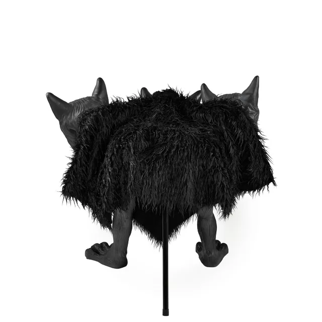 2 Ft 7 In Cerberus Three Headed Dog Animatronic