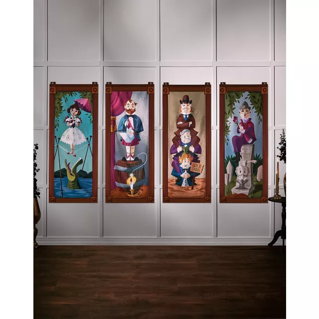 Disney The Haunted Mansion Decor Panels - 4 Pack