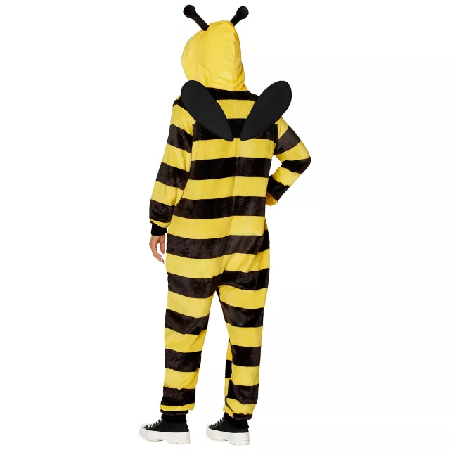 Adult Bee Jumpsuit Costume