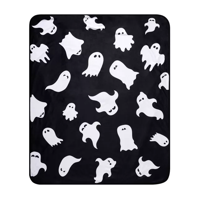 Ghost Print Fleece Blanket