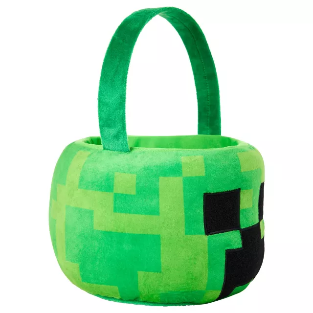 Creeper Plush Treat Basket - Minecraft