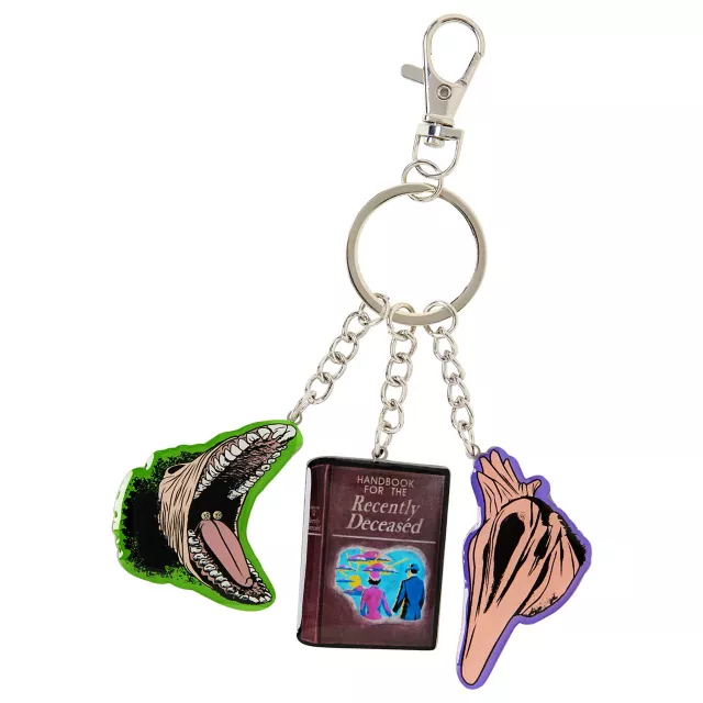 Adam and Barbara Maitland Keychain - Beetlejuice