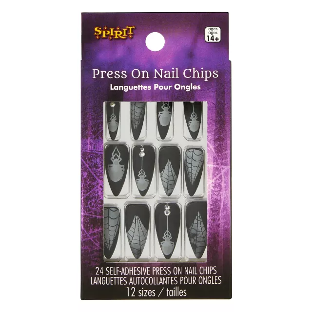 Black Widow Witch Press On Nails