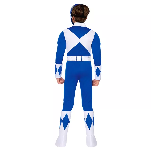 Kids Blue Power Ranger Costume - Mighty Morphin Power Rangers