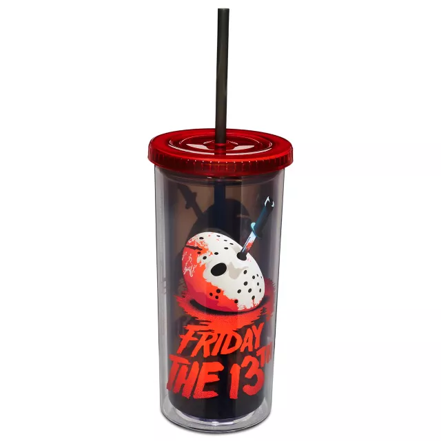 Friday the 13th Cup with Straw 20 oz. - Friday the 13th