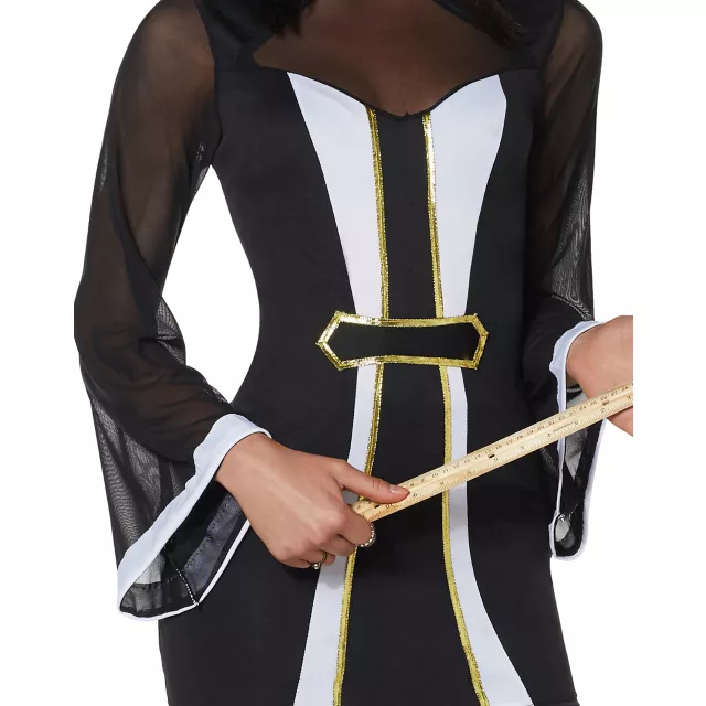 Adult Twisted Sister Sexy Nun Costume