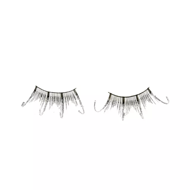 Black Glam Glitter False Eyelashes