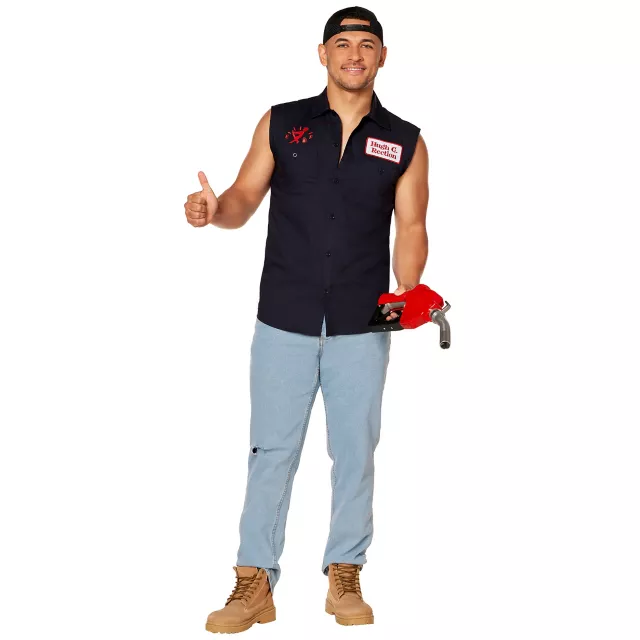 Hugh G. Rection Work Shirt Costume Kit