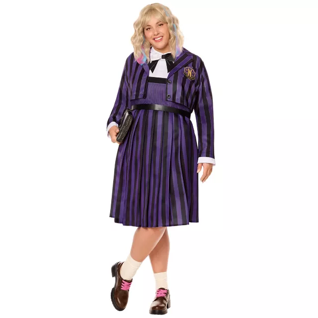 Adult Enid Sinclair Nevermore Academy Uniform Costume - Wednesday