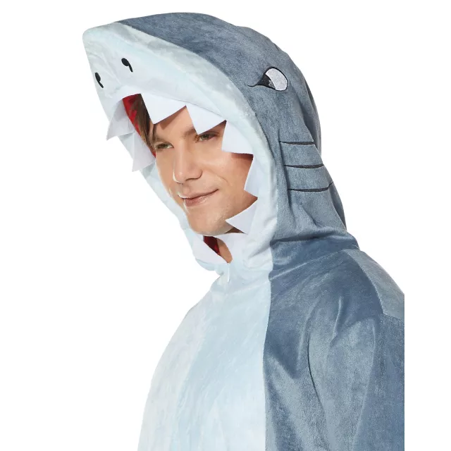 Adult Shark Jumpsuit Costume