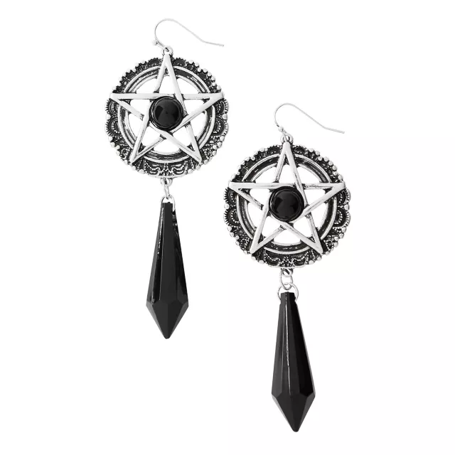 Witch Pentagram Earrings