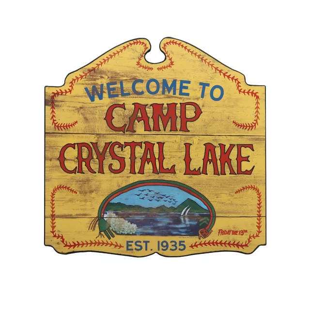 Welcome to Camp Crystal Lake Sign - Friday the 13th