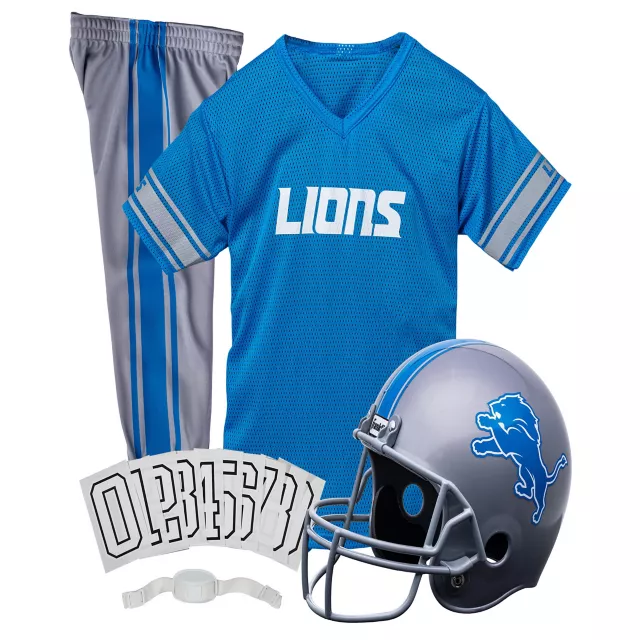 Kids Detroit Lions NFL Deluxe Uniform Costume - Franklin Sports