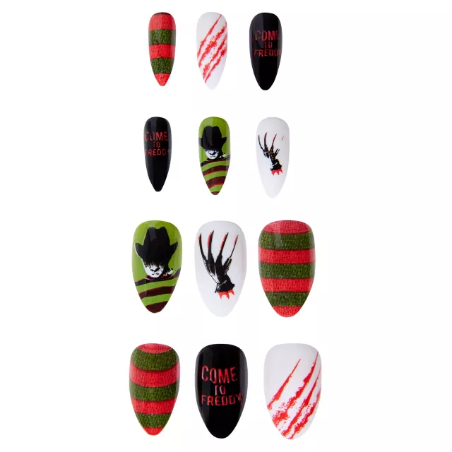 Freddy Krueger Press On Nails - A Nightmare on Elm Street