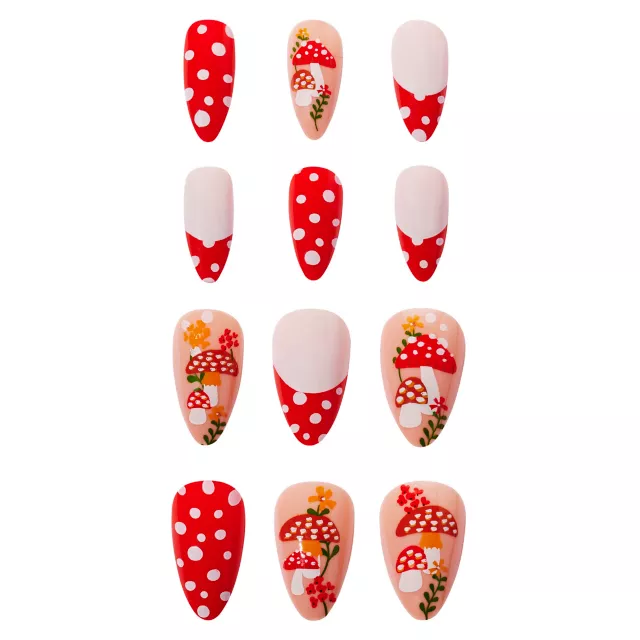Mushroom Press-On Nails