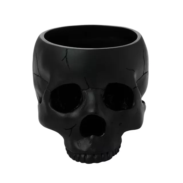 Black Skull Decorative Bowl