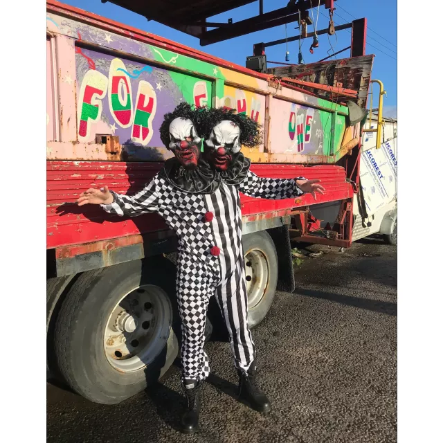 Kids Two-Headed Clown Costume