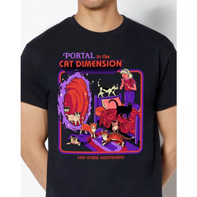 Portal to the Cat Dimension T Shirt - Steven Rhodes
