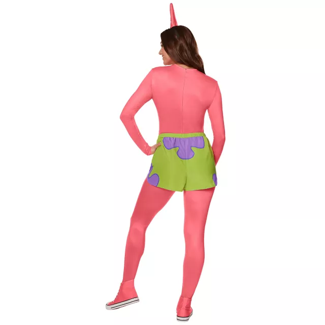 Adult Patrick Star Cat Suit Plus Size Costume - SpongeBob Squarepants