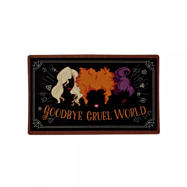 Goodbye Cruel World Doormat - Hocus Pocus