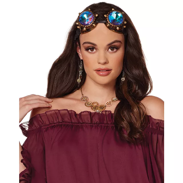 Adult Burgundy Ruffle Top