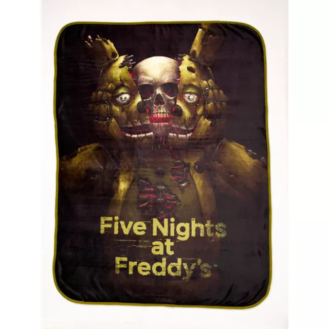Five Nights at Freddy's Springtrap Fleece Blanket